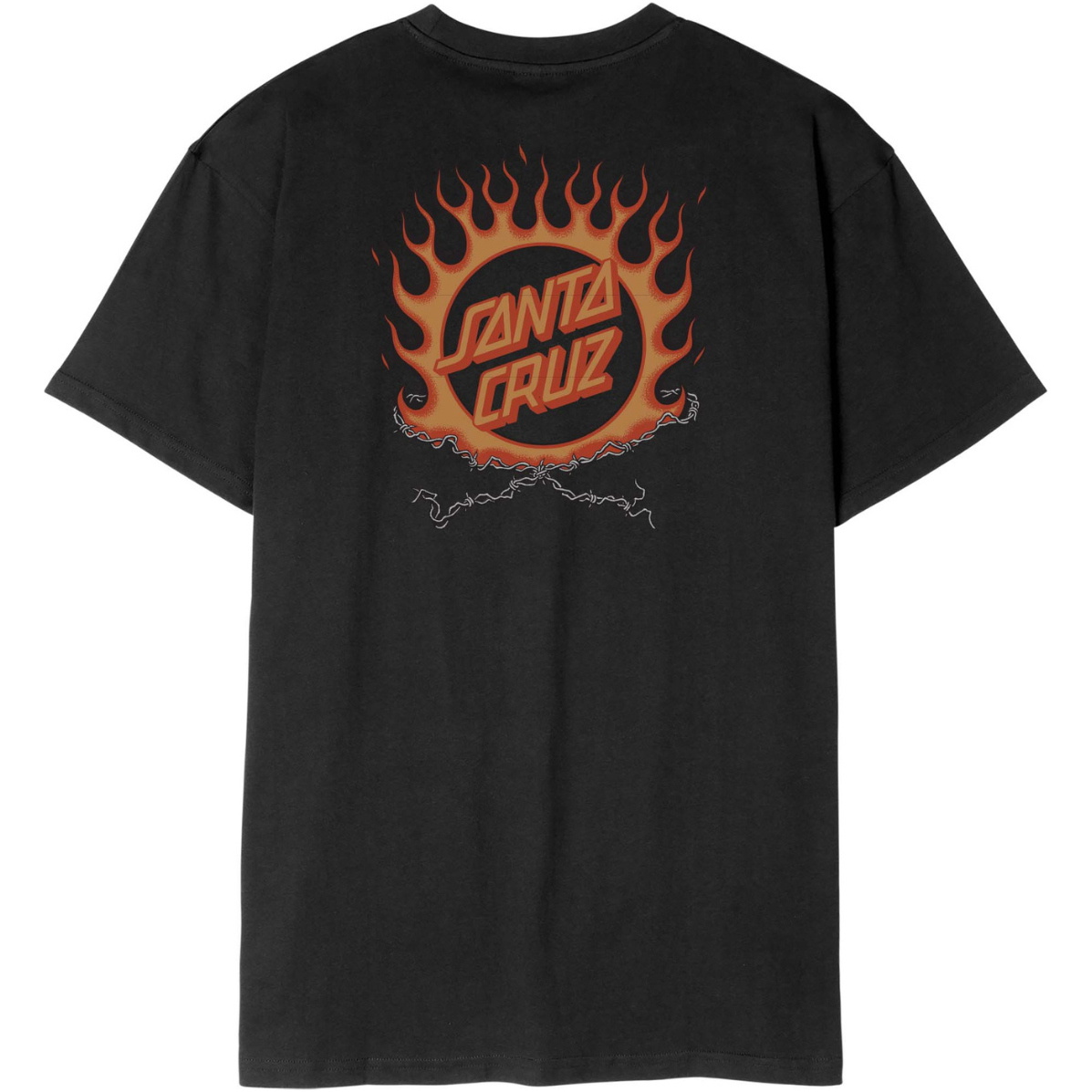 2026 Santa Cruz Mens Forging Dot T-Shirt SCA-TEE-14155 - Black